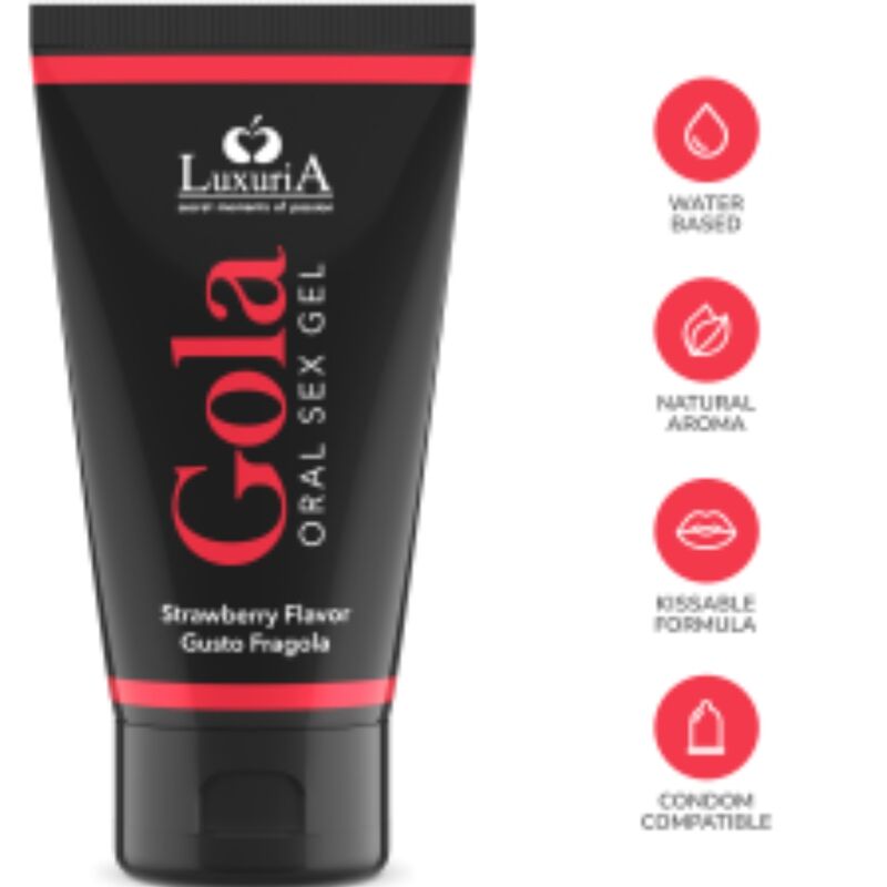 INTIMATELINE LUXURIA - GEL PER SESSO ORALE GUSTO FRAGOLA 50 ML – Per il sesso orale – foto 4