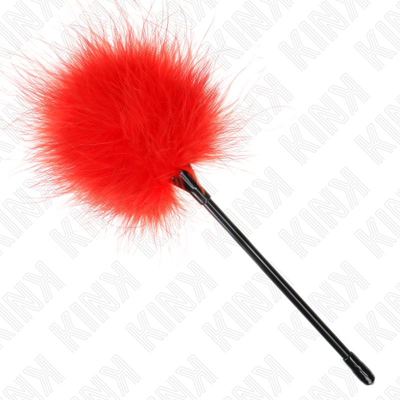 KINK - PIUME ROSSE TICKLE UTILIZZATE PER IL KIT BONDAGE 27 CM – Piume – foto 2