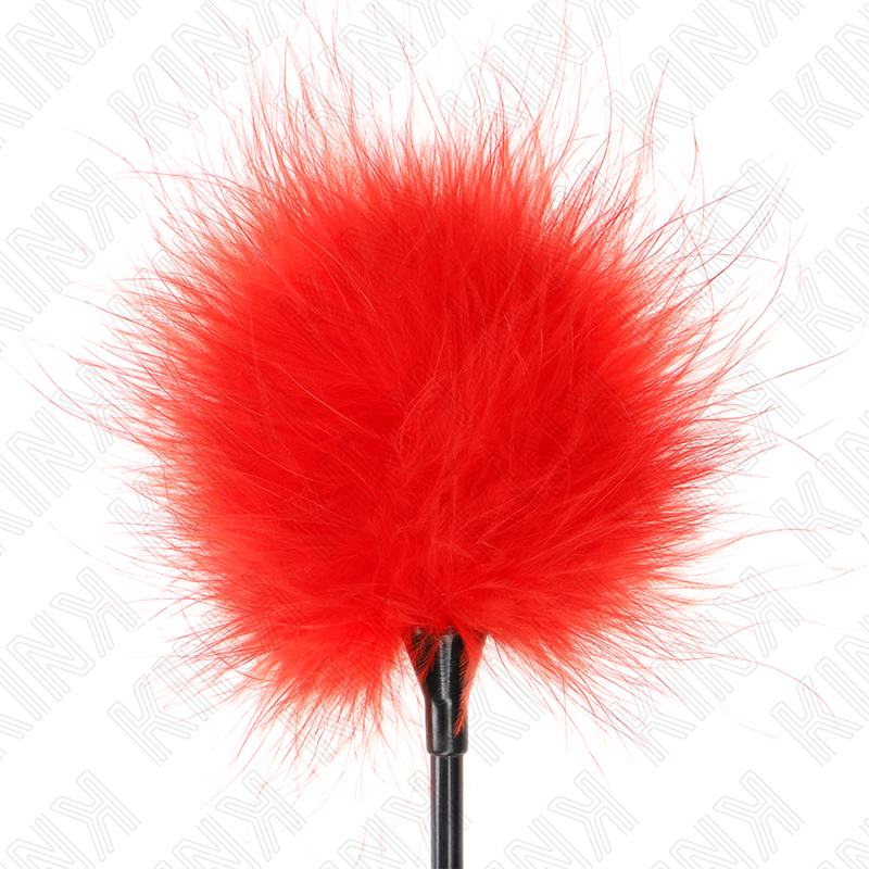 KINK - PIUME ROSSE TICKLE UTILIZZATE PER IL KIT BONDAGE 27 CM – Piume – foto 3