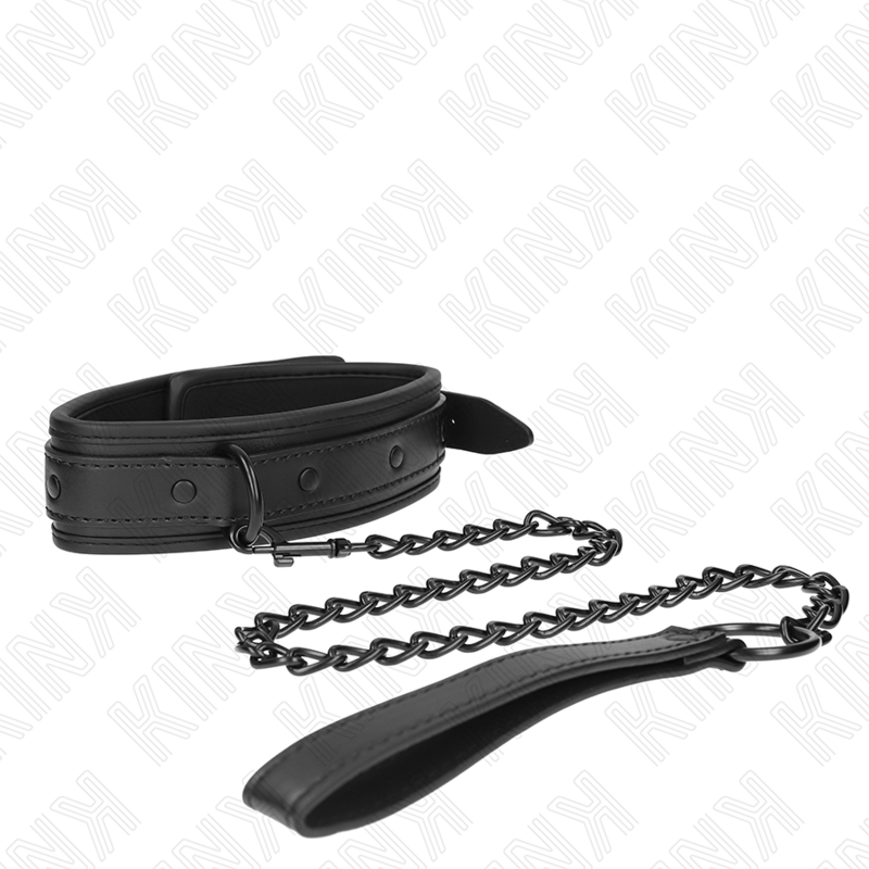 KINK - COLLARE BONDAGE IN NEOPRENE MODELLO 2 CON CINTURA 78 CM REGOLABILE 37,5 X 49,5 CM – Collane – foto 2