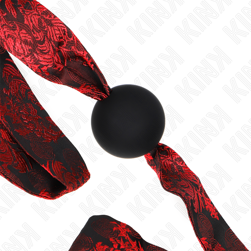 KINK - SFERA IN SILICONE SCANDALO 4,5 CM MODELLO GAG 2 146 x 4 CM – Mascelle – foto 3