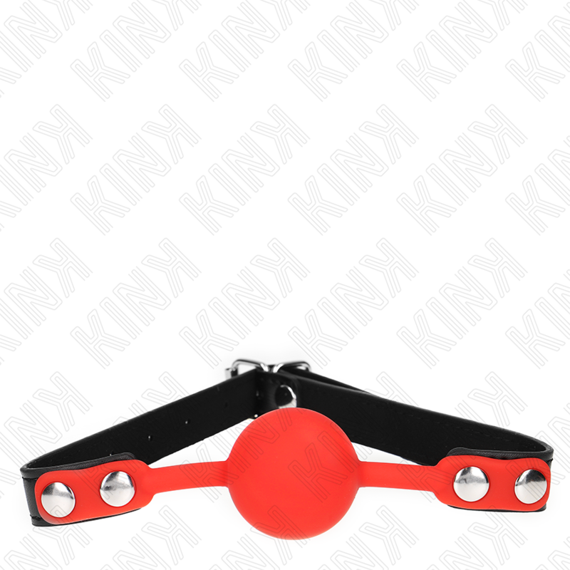 KINK - PALLA IN SILICONE ROSSA 4 CM GAG 60 x 2 CM – Mascelle – foto 2