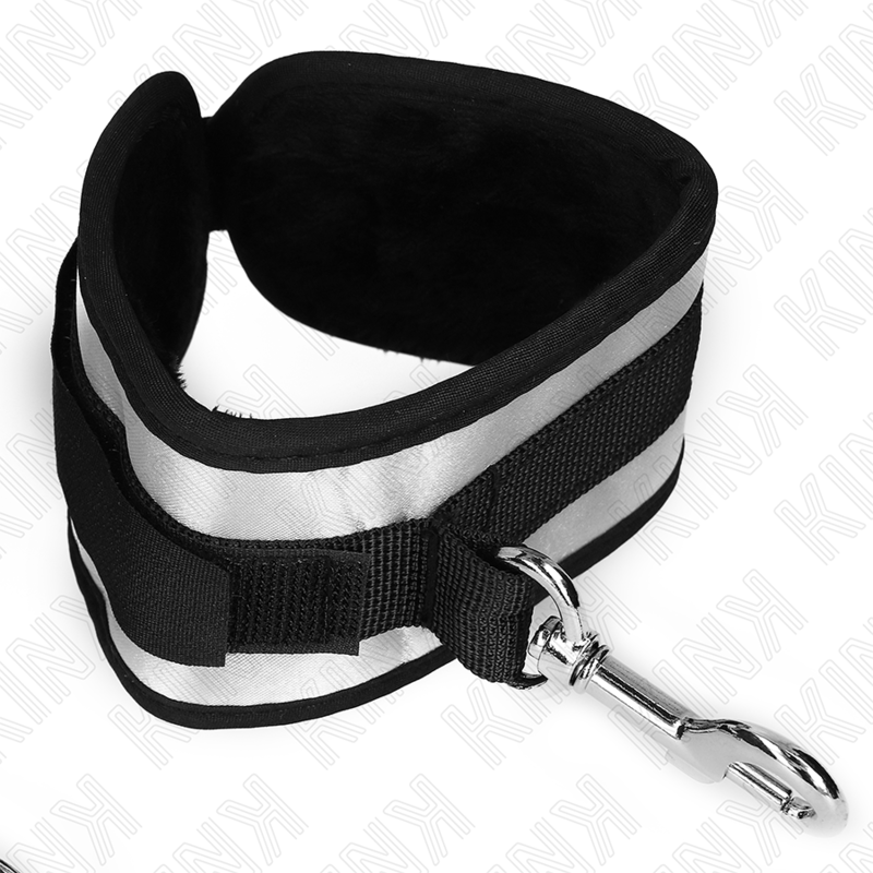 KINK - POLSINI IN NEOPRENE GRIGIO 23 X 5 CM – Sistemare le manette – foto 2
