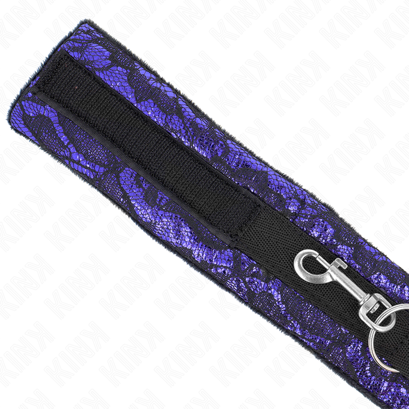 KINK - COLLANA CORTA IN PIZZO DI VELLUTO CON CINTURA 105 CM CON PROFILO IN NYLON 44 X 5,5 CM – Collane – foto 5