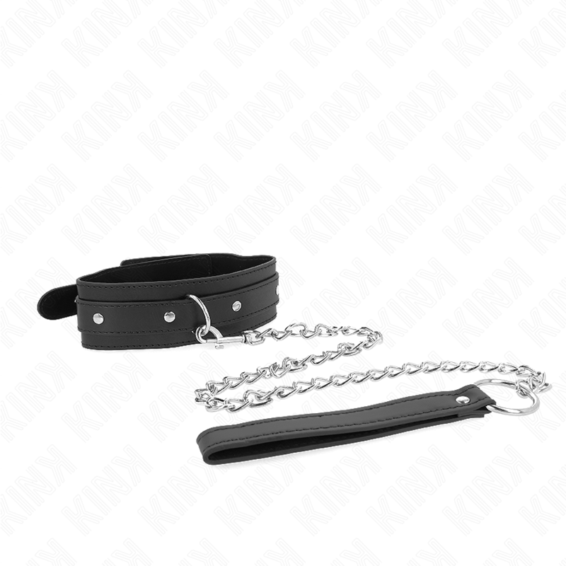 KINK - COLLANA CON GUINZAGLIO 65 CM 1 ANELLO REGOLABILE 38-49 CM X 5 CM – Collane – foto 4
