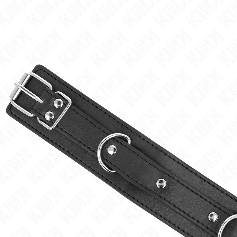 KINK - COLLANA CON GUINZAGLIO 65 CM MODELLO 3 ANELLI 1 REGOLABILE 38-49 CM X 5 CM – Collane – foto 5