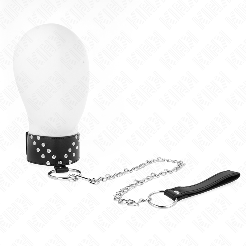 KINK - COLLANA CON CINTURA 65 CM CON RIVETTO A V REGOLABILE 36-43 CM X 5 CM – Collane