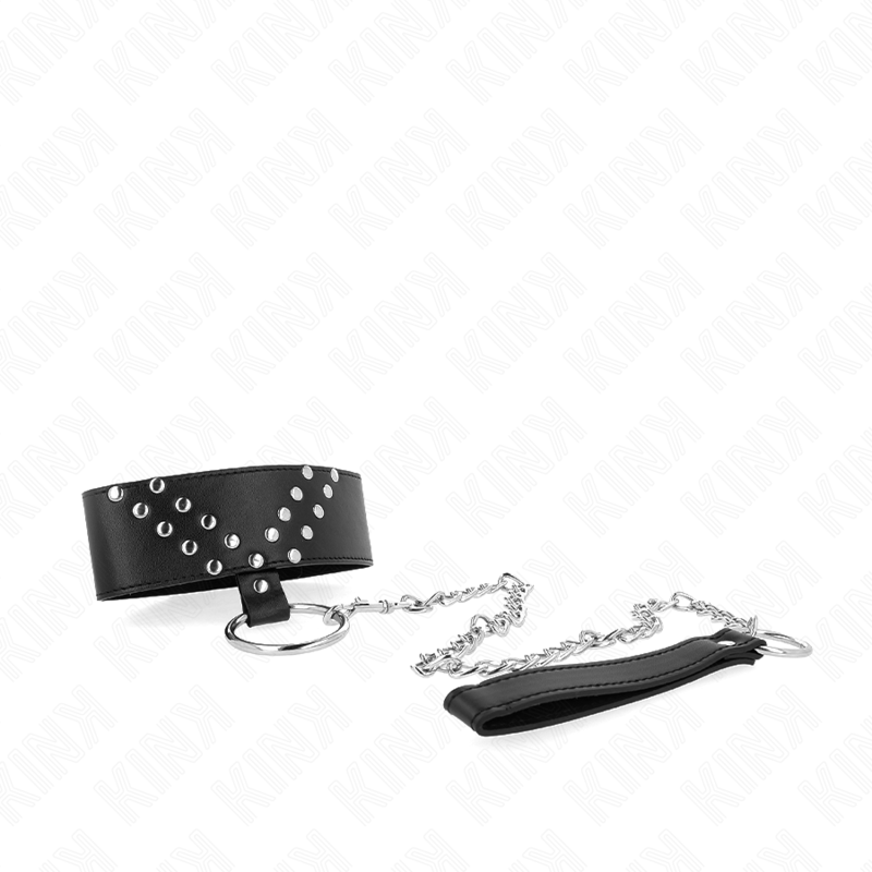 KINK - COLLANA CON CINTURA 65 CM CON RIVETTO A V REGOLABILE 36-43 CM X 5 CM – Collane – foto 3