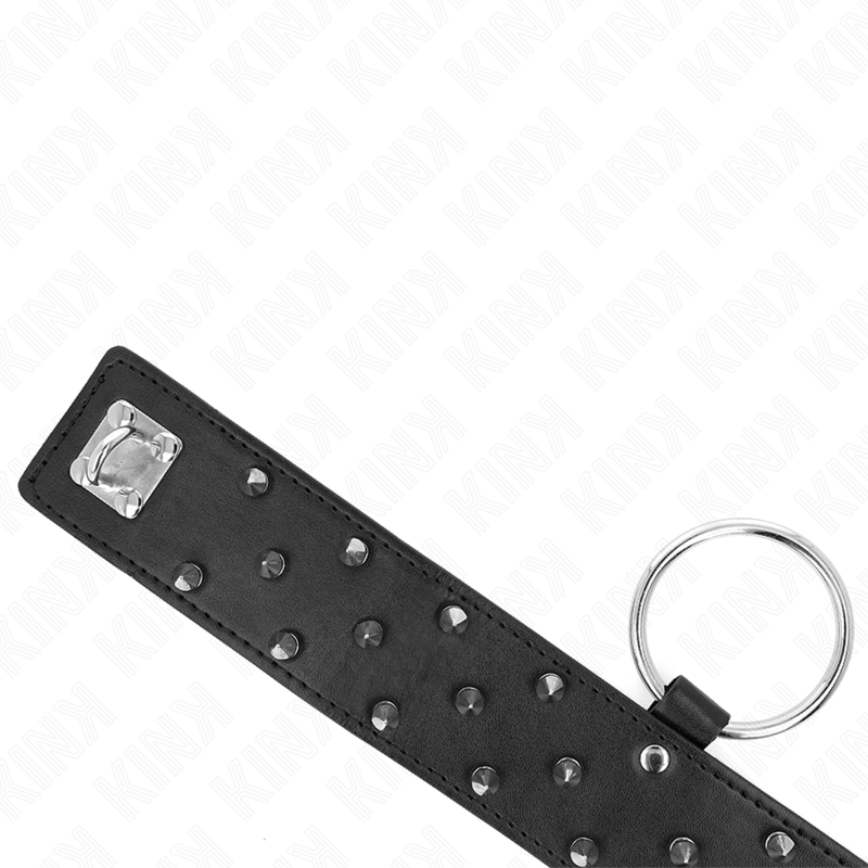 KINK - COLLANA CON GUINZAGLIO 65 CM CON BORCHIE IN ARGENTO MODELLO 5 REGOLABILE 36-43 CM X 5 CM – Collane – foto 5