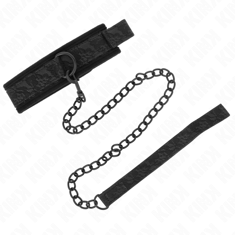 KINK - COLLARE MODELLO BASE CON GUINZAGLIO 77 CM MODELLO 5 REGOLABILE 34-54 CM X 5 CM – Collane – foto 2