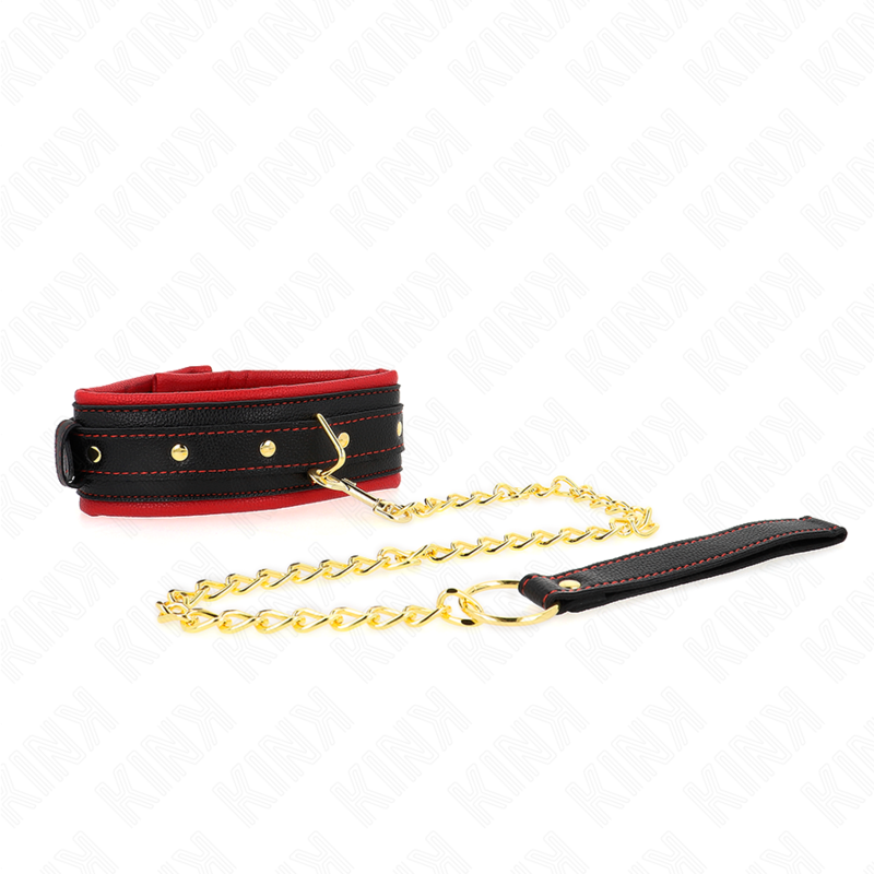 KINK - COLLARE CON GUINZAGLIO IN TESSUTO TINTO REGOLABILE 33-48 CM X 5,7 CM – Collane – foto 4