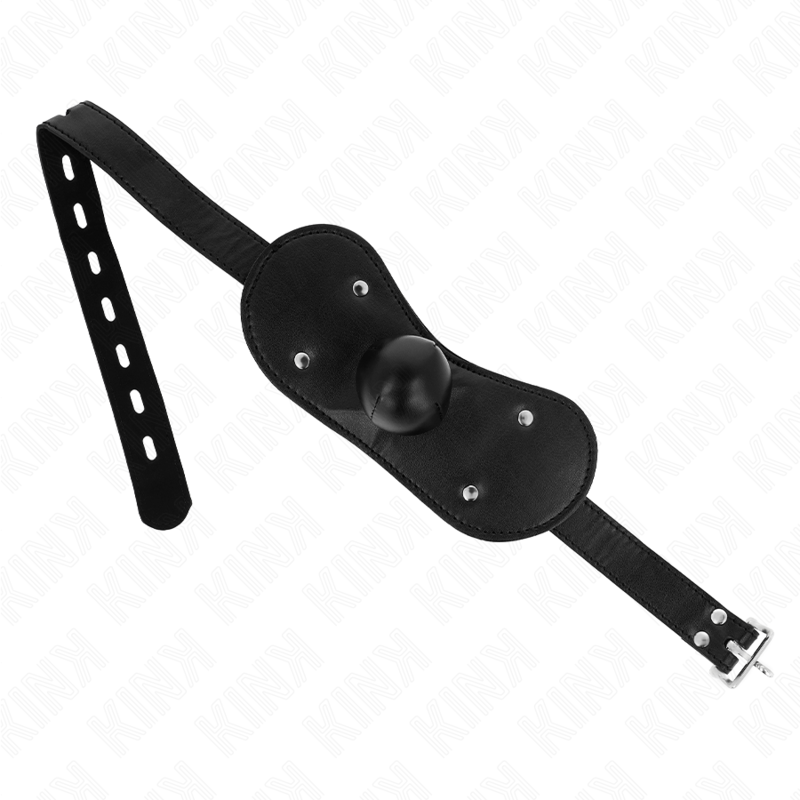 KINK - MASCHERA BOCCA BALL GAG CON SERRATURA REGOLABILE 42-60 CM – Mascelle