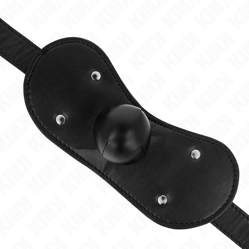 KINK - MASCHERA BOCCA BALL GAG CON SERRATURA REGOLABILE 42-60 CM – Mascelle – foto 4
