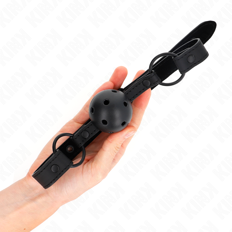 KINK - PALLA IN NEOPRENE 4.5 CM GAG 63.5 X 2 CM REGOLABILE 41 X 59 CM – Mascelle – foto 3