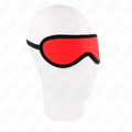 KINK - BENDA A TEXTURE A SCALA CON BORDO RICOPERTO ROSSO 20 x 7 CM – Maschere intere