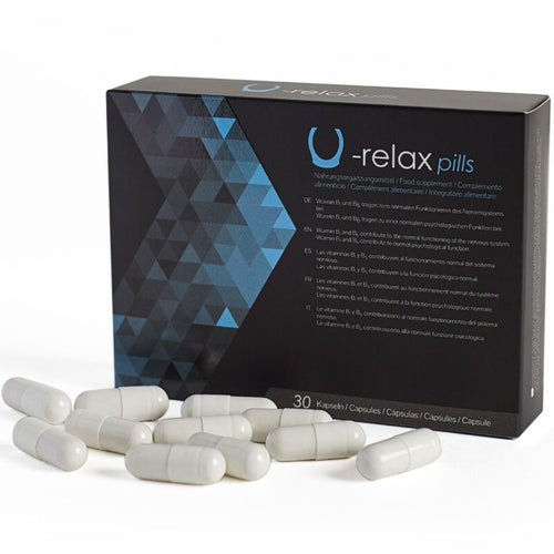 500 COSMETICS - CAPSULE U-RELAX RILASSAMENTO E RIDUZIONE DELL'ANSIA - 30 CAPSULE. – Pillole unisex