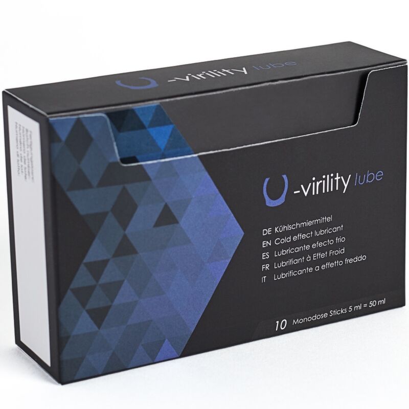 500 COSMETICS - U-VIRILITY LUBE LUBRIFICANTE EFFETTO FREDDO 10 X 5 ML – Effetto freddo – foto 3