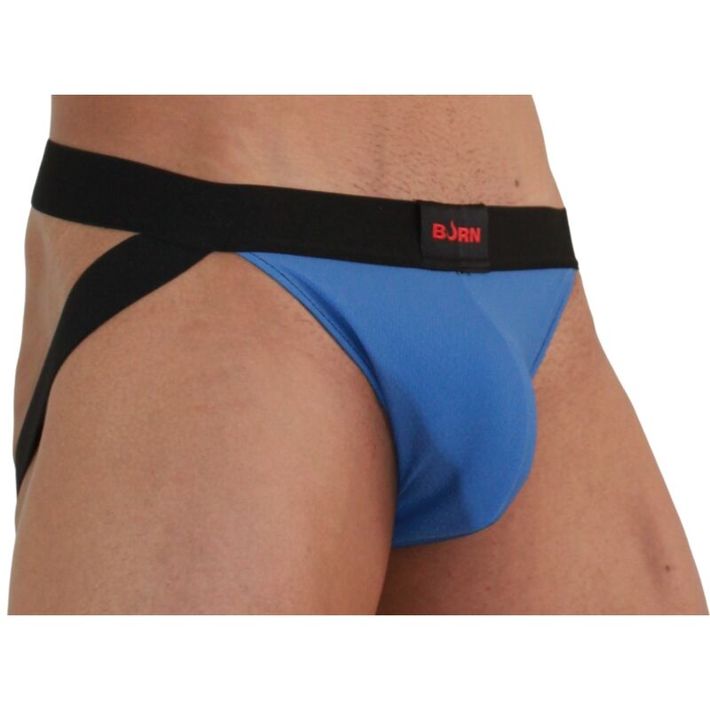 BURN - 008 JOCK BLU / NERO S – Sospensori