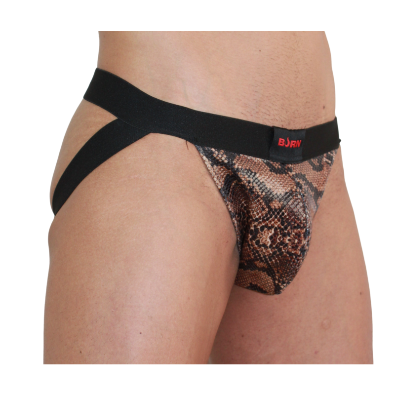 BURN - 002 JOCK SNAKE NERO XL – Sospensori