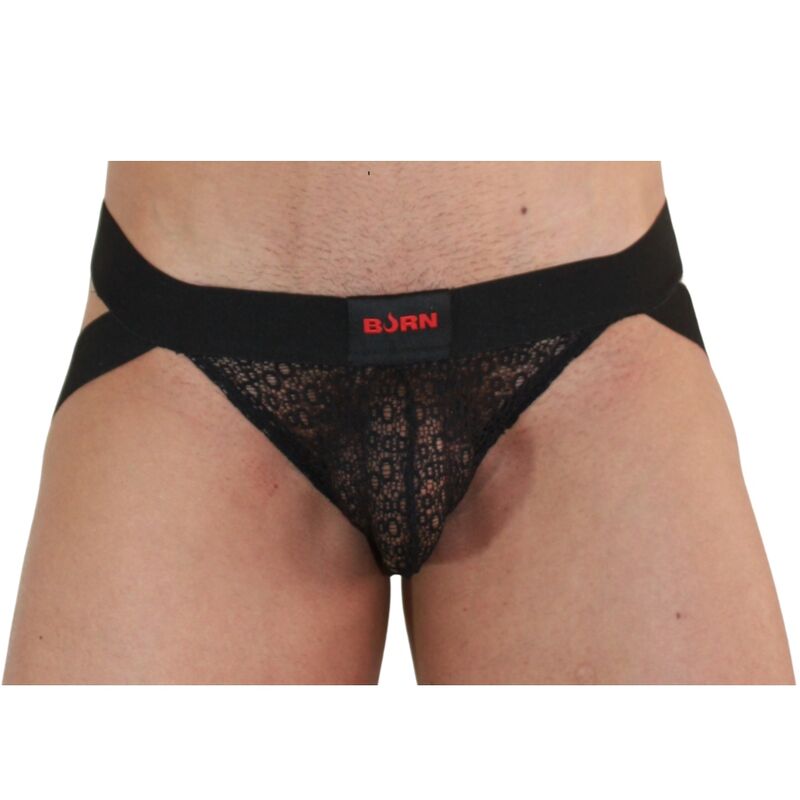 BURN - 005 JOCK LINGERIE NERO L – Sospensori – foto 2