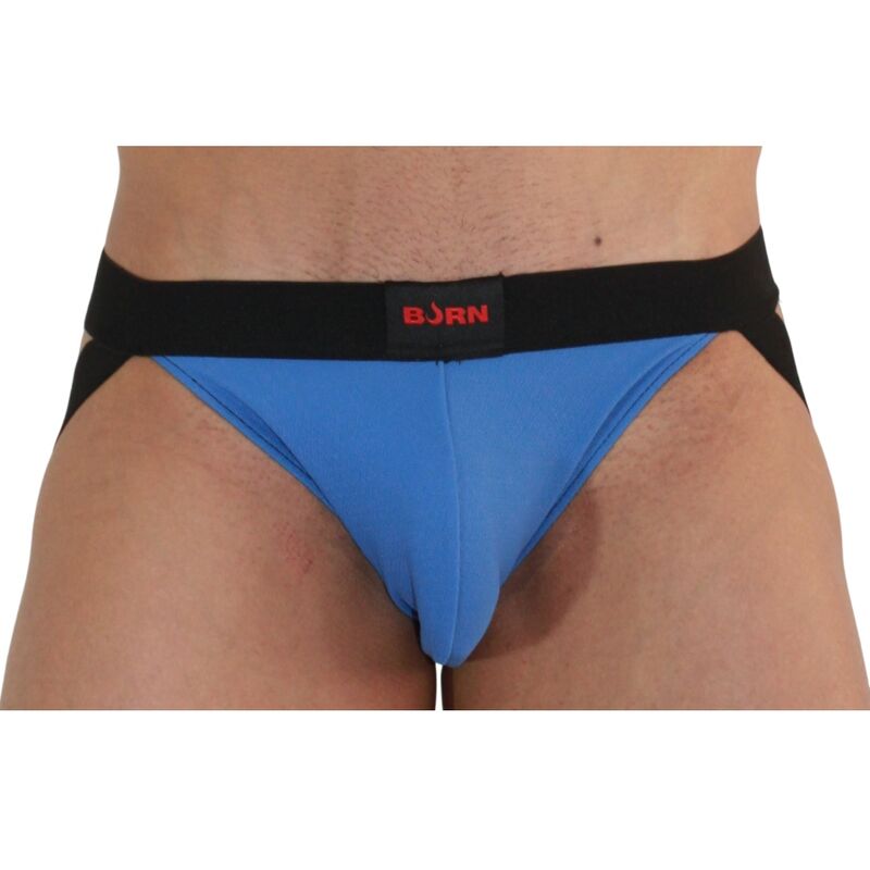 BURN - 008 JOCK BLU / NERO XL – Sospensori – foto 2