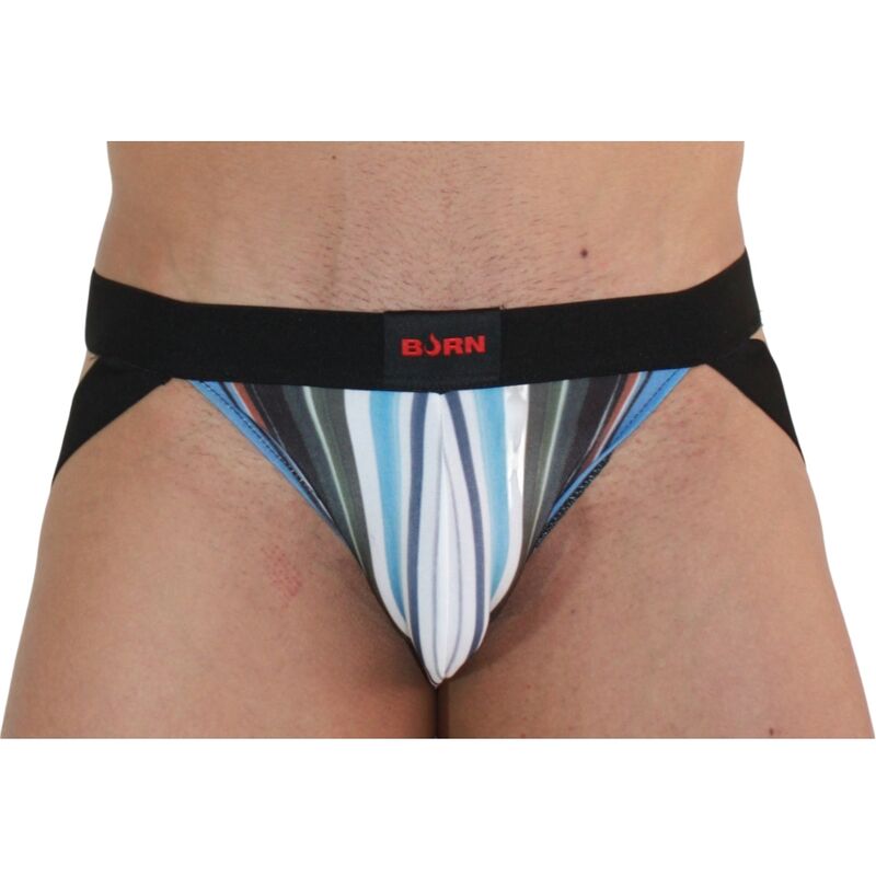 BURN - 009 JOCK MULTICOLORE / NERO M – Sospensori – foto 2