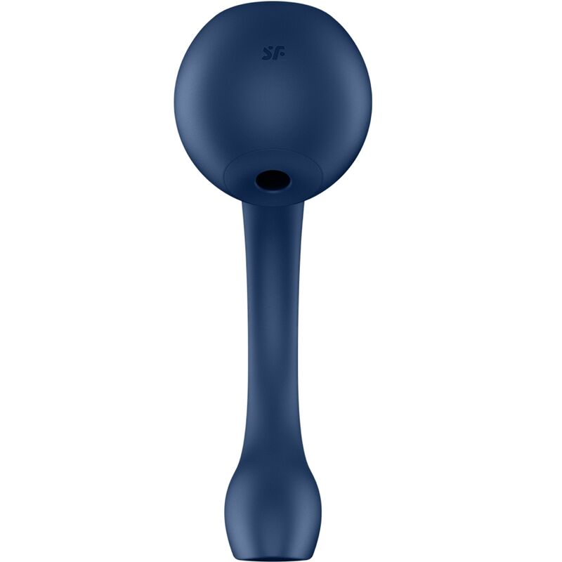 SATISFYER - PRO+ WAVE 4 STIMOLATORE PUNTO G E AIR PULSE APP GRATUITA BLU SCURO – Vibratori succhiatori a onde di pressione – foto 3