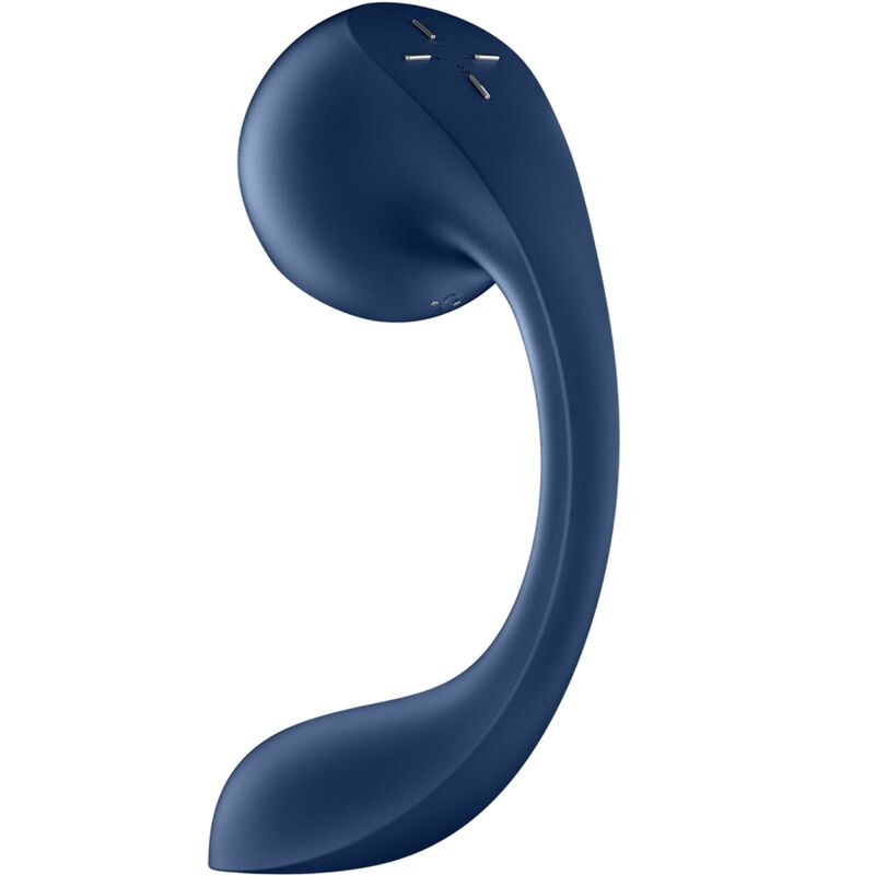 SATISFYER - PRO+ WAVE 4 STIMOLATORE PUNTO G E AIR PULSE APP GRATUITA BLU SCURO – Vibratori succhiatori a onde di pressione – foto 2