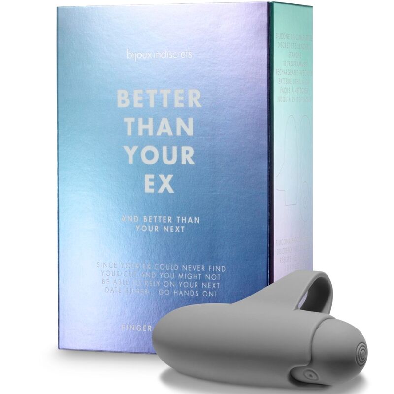 BIJOUX INDISCRETS - MEGLIO DEL TUO EX VIBRATORE BULLET 10 VIBRAZIONI GRIGIO – Proiettili vibranti – foto 2