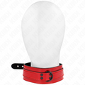 KINK - COLLANA REGOLABILE VINO ROSSO 37,5-49,5 CM X 5 CM – Collane