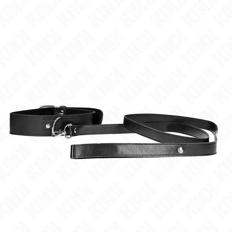 KINK - COLLANA CON CINTURA 116 CM NERO CINTURINO REGOLABILE 32-50 CM X 8 CM – Collane – foto 3
