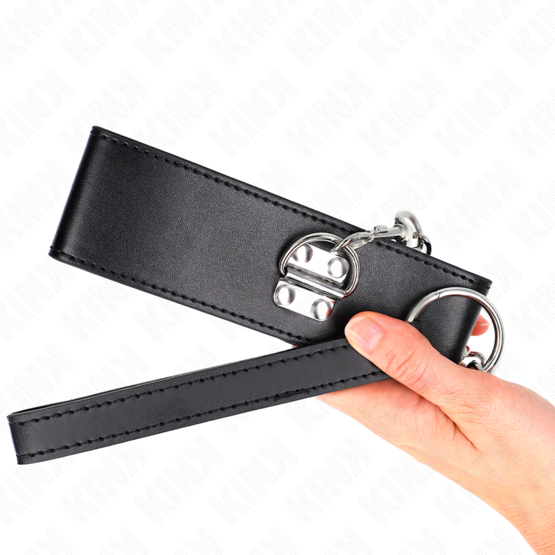 KINK - COLLANA CON CINTURA 65 CM CON CINTURINO LARGO NERO REGOLABILE 33,5-41 CM X 5 CM – Collane – foto 5