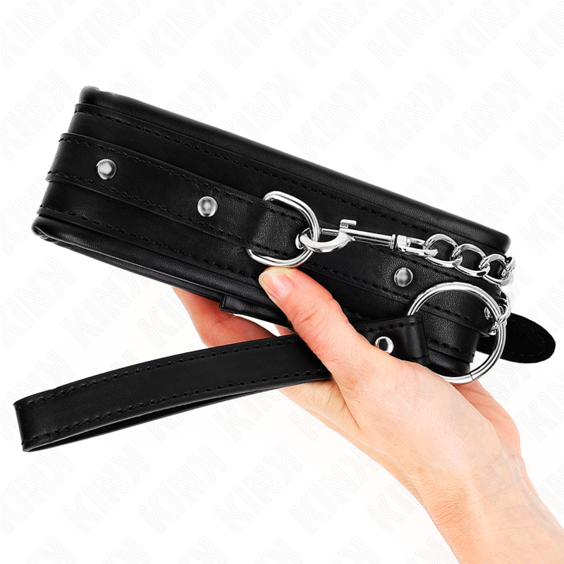 KINK - COLLANA CON CINTURINO CON FIBBIA LUCIDA 65 CM 48.5 CM X 5.3 CM – Collane – foto 3