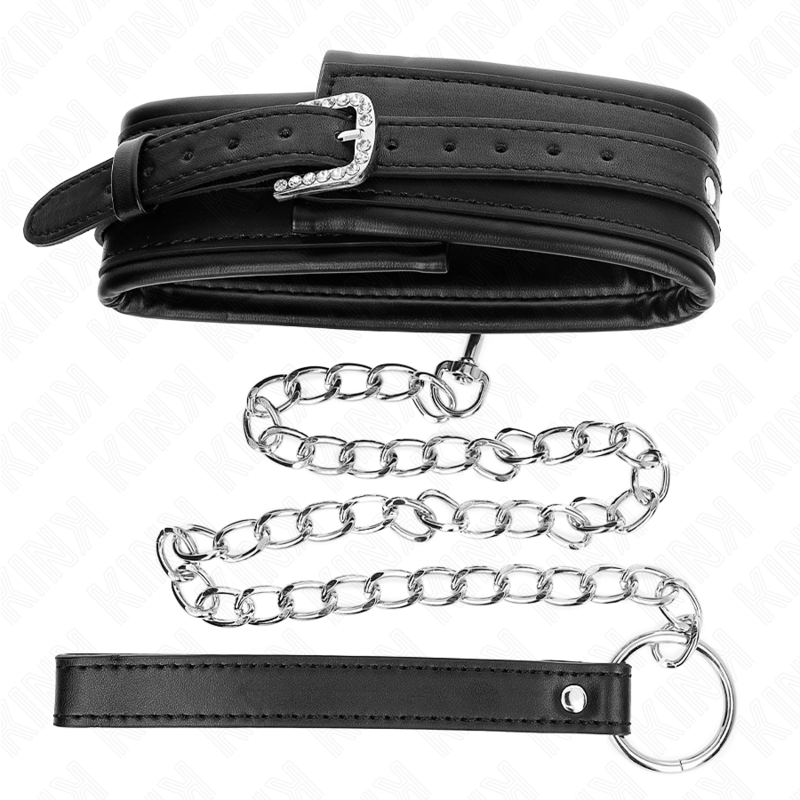 KINK - COLLANA CON CINTURINO CON FIBBIA LUCIDA 65 CM 48.5 CM X 5.3 CM – Collane – foto 5