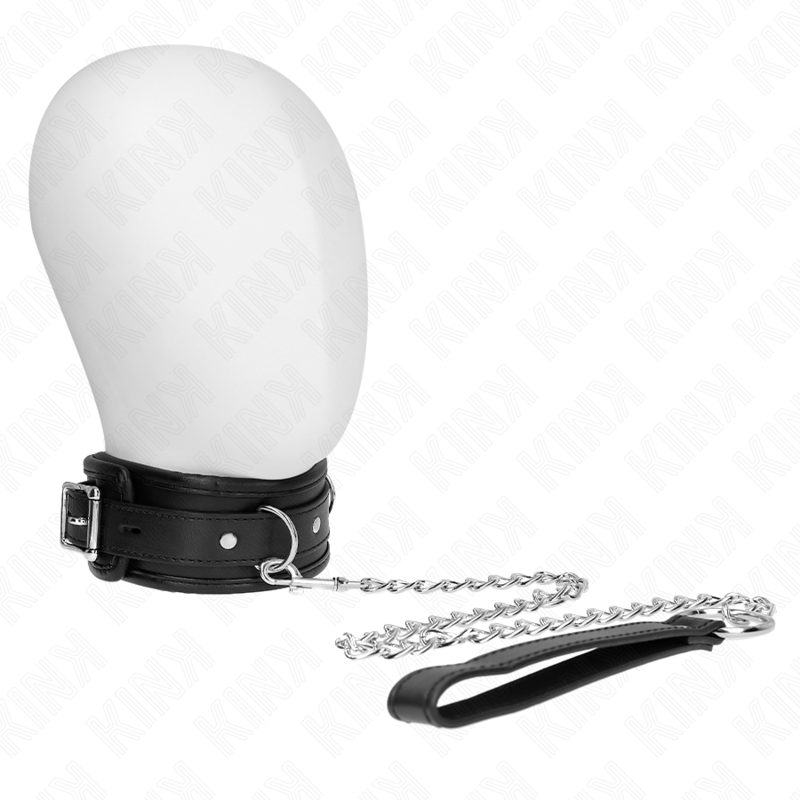 KINK - COLLARE MODELLO BASE CON GUINZAGLIO 65 CM MODELLO 1 53 X 6 CM – Collane