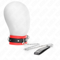 KINK - COLLARE CON CINTURA 65 CM CON CINTURINO ROSSO 54 X 4,5 CM – Collane