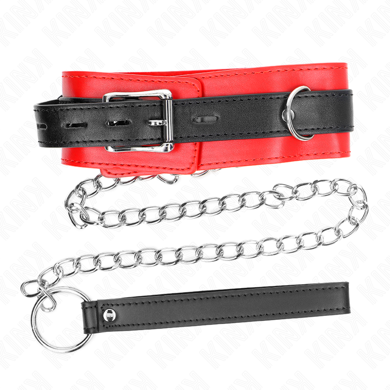 KINK - COLLARE CON CINTURA 65 CM CON CINTURINO ROSSO 54 X 4,5 CM – Collane – foto 5