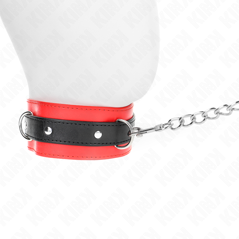 KINK - COLLARE CON CINTURA 65 CM CON CINTURINO ROSSO 54 X 4,5 CM – Collane – foto 2