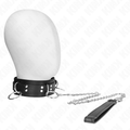KINK - COLLANA SCHIAVITÙ 3 ANELLI CON CINTURINO 80 CM 53 X 5 CM – Collane