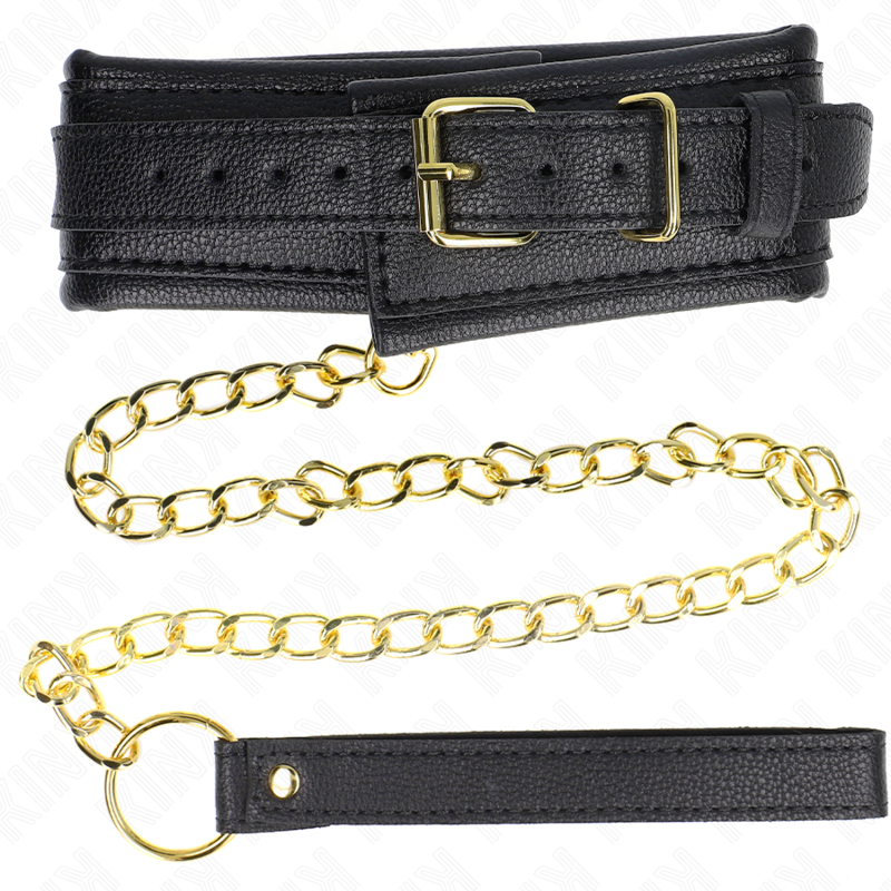 KINK - COLLANA CON CINTURINO IN SIMILPELLE SPUGNA MODELLO 1 REGOLABILE 37-54 CM X 3 CM – Collane – foto 3