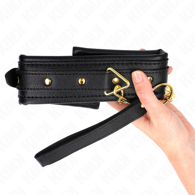KINK - COLLANA CON CINTURINO IN SIMILPELLE SPUGNA MODELLO 1 REGOLABILE 37-54 CM X 3 CM – Collane – foto 5