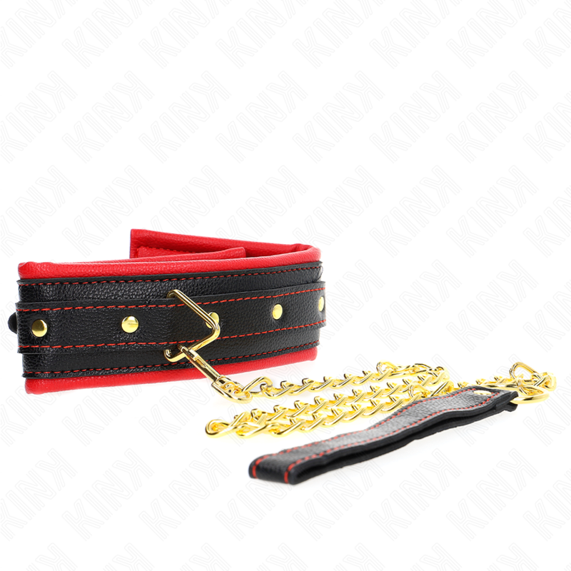 KINK - COLLANA CON CINTURINO IN SIMILPELLE SPUGNA MODELLO 2 REGOLABILE 37-54 CM X 3 CM – Collane – foto 3