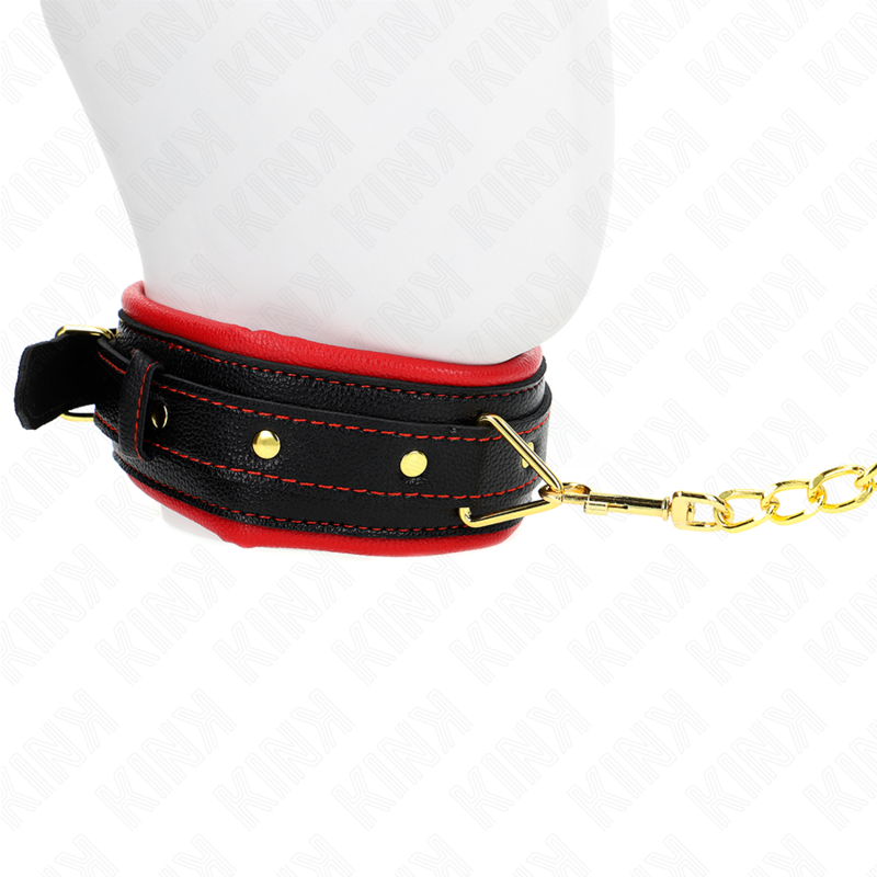 KINK - COLLANA CON CINTURINO IN SIMILPELLE SPUGNA MODELLO 2 REGOLABILE 37-54 CM X 3 CM – Collane – foto 4