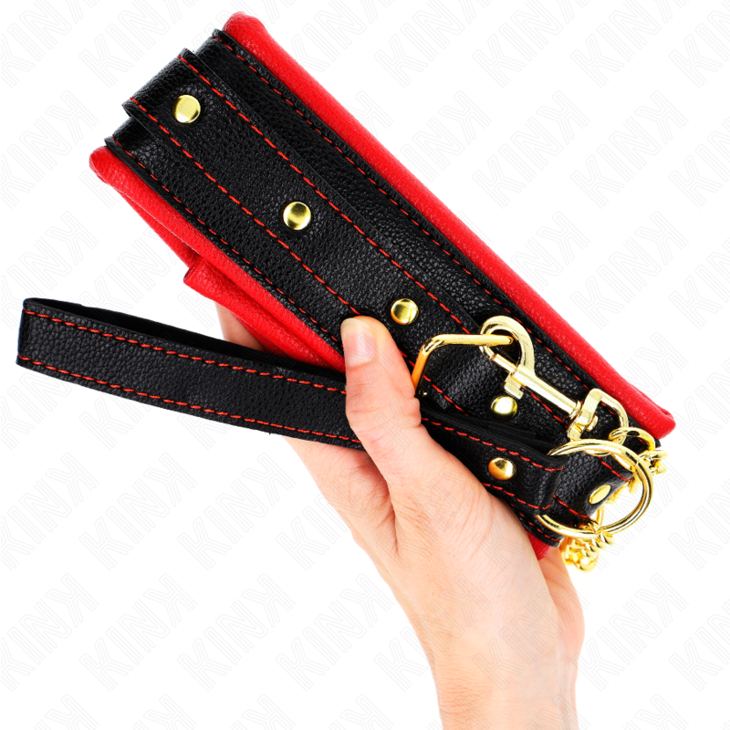 KINK - COLLANA CON CINTURINO IN SIMILPELLE SPUGNA MODELLO 2 REGOLABILE 37-54 CM X 3 CM – Collane – foto 5