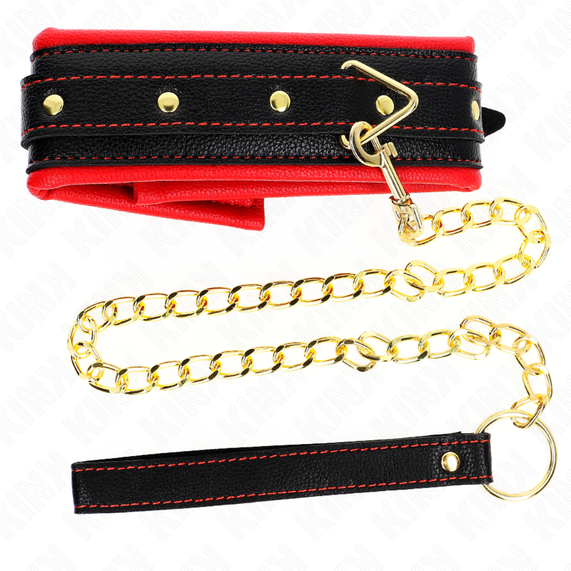 KINK - COLLANA CON CINTURINO IN SIMILPELLE SPUGNA MODELLO 2 REGOLABILE 37-54 CM X 3 CM – Collane – foto 2