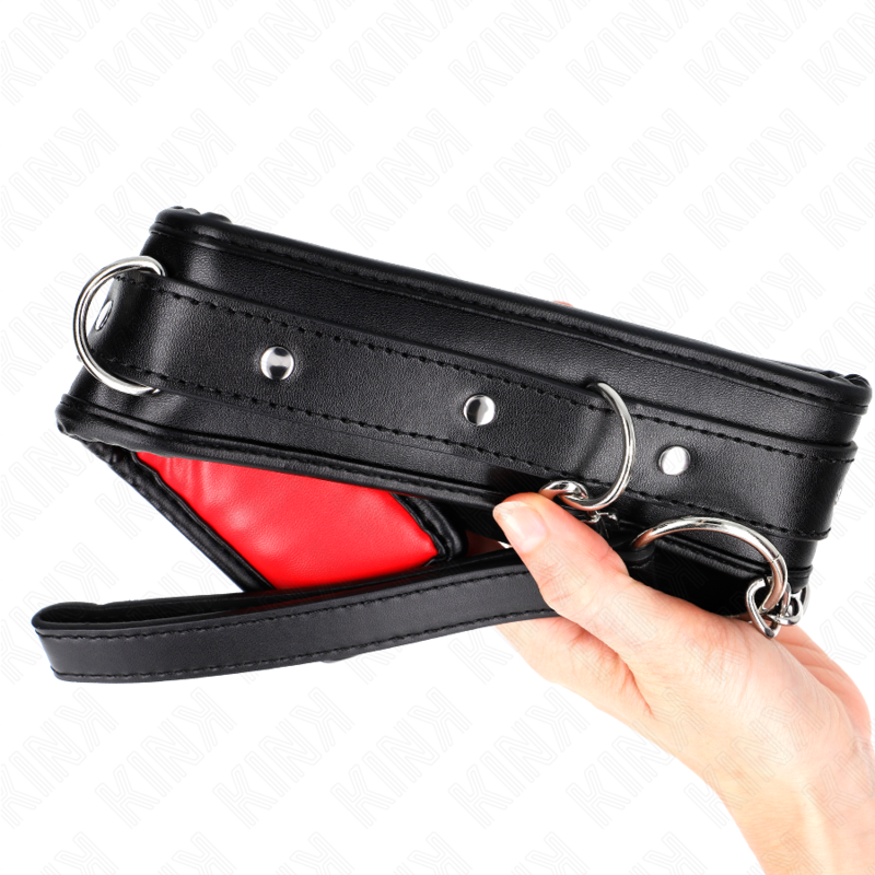 KINK - COLLANA CON CINTURINO IN SIMILPELLE SPUGNA MODELLO 3 REGOLABILE 37-54 CM X 3 CM – Collane – foto 3