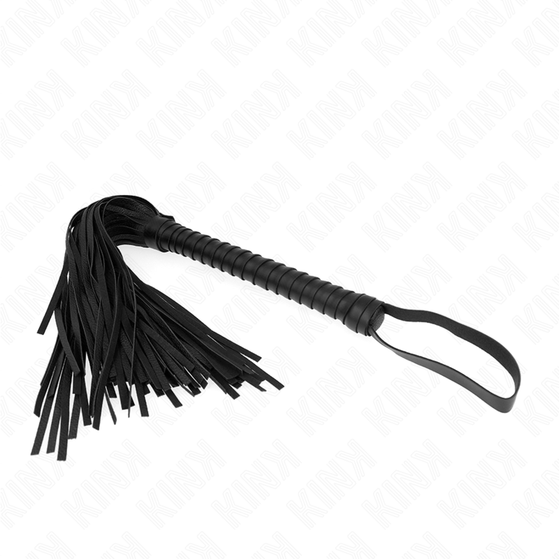 KINK - FRUSTA CON MANICO NERO STRUTTURATO 48,5 CM – Fruste BDSM – foto 4