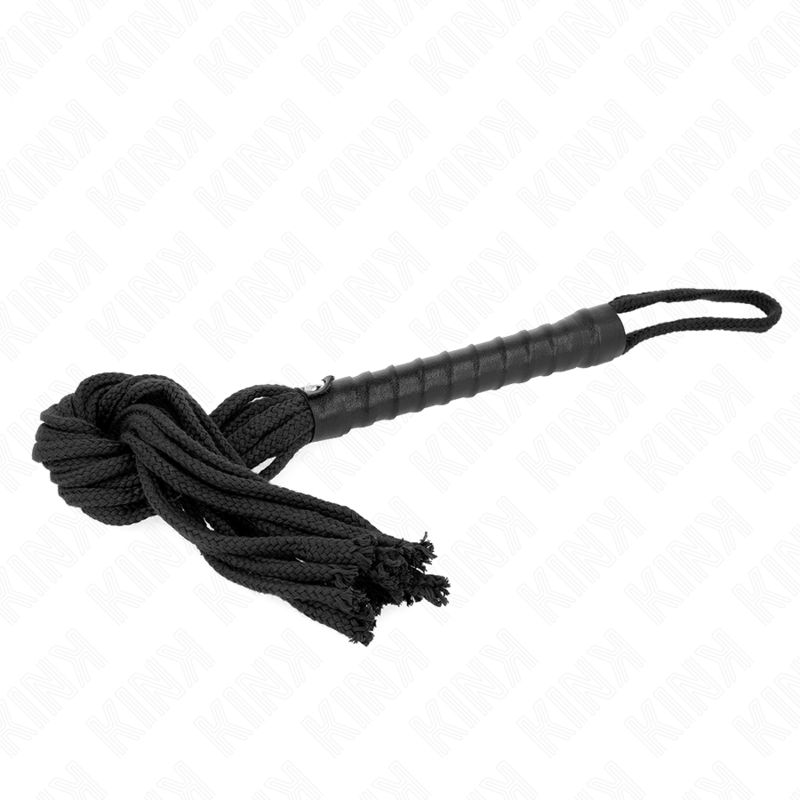 KINK - FRUSTA IN CORDA NERA 56 CM – Fruste BDSM – foto 3