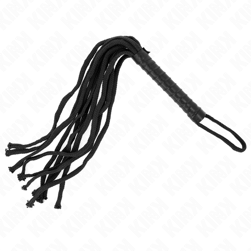 KINK - FRUSTA IN CORDA NERA 56 CM – Fruste BDSM – foto 2