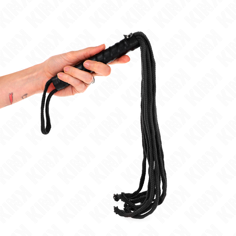 KINK - FRUSTA IN CORDA NERA 56 CM – Fruste BDSM